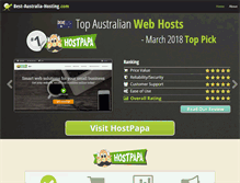 Tablet Screenshot of best-australia-hosting.com